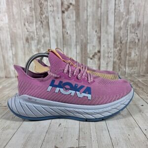 Hoka One One Women's Running Shoes Pink Yellow Blue ProFly Size 8B‎